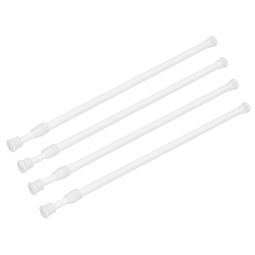 2 Pack Small Tension Curtain Rod, Short Adjustable Extendable