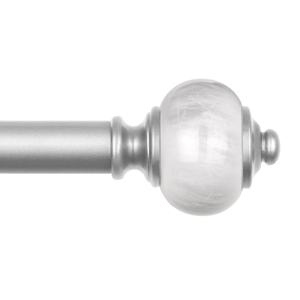 KAMANINA 1 Inch Curtain Rods 32 to 58 Inch, Bronze Adjustable Drapery Rods