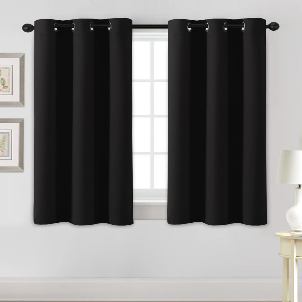 H.VERSAILTEX Blackout Curtains for Bedroom Thermal Insulated Room Darkening Living Room Curtains 63 Inch Long Grommet Privacy Protection Window Curtain Panels/Drapes for Nursery,2 Panels,Ivory/Cream