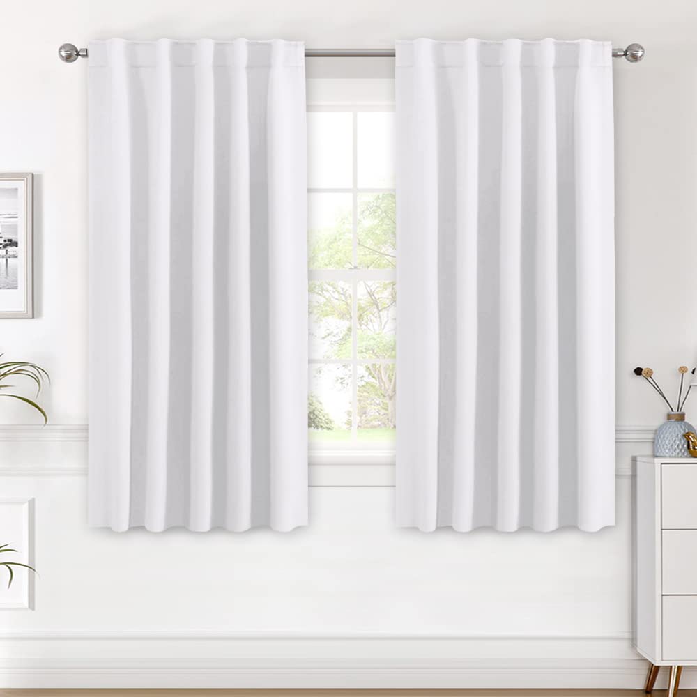 H.VERSAILTEX Blackout Curtains Thermal Insulated Window Treatment Panels Room Darkening Blackout Drapes for Living Room Back Tab/Rod Pocket Bedroom Draperies, 52 x 84 Inch, Light Sage, 2 Panels
