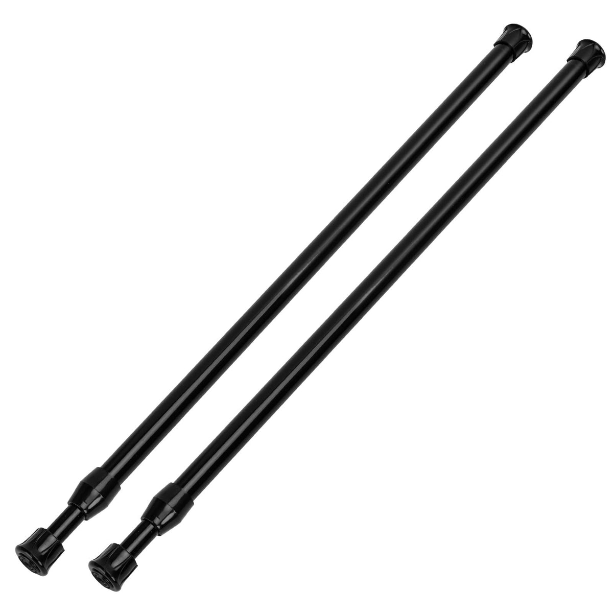 2 Pack Small Tension Curtain Rod, Short Adjustable Extendable
