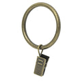 Ivilon Drapery Curtain Clip Rings - Clips Ring for Curtain Panels 1.7", Set of 14 - Oil Rubbed Bronze (ORB)