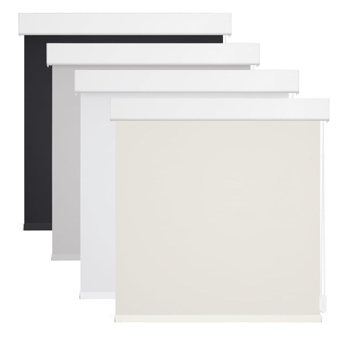 Changshade Custom Corded Solar Roller Shades, Light Filtering Window Blinds for UV, Glare and Heat Control, Custom Size Shades for Office, Living Room, Bedroom and Kitchen