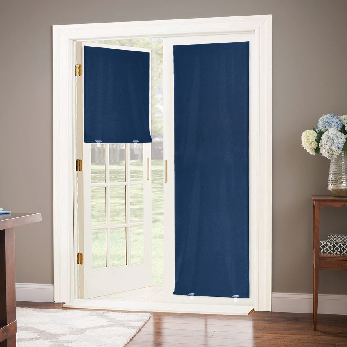 LazBlinds 100% Blackout Roller Shades, 36"x72", Black