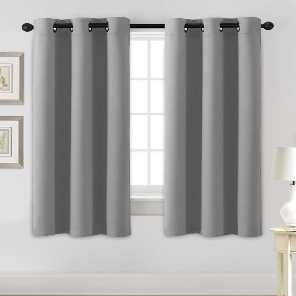 H.VERSAILTEX Blackout Curtains for Bedroom Thermal Insulated Room Darkening Living Room Curtains 63 Inch Long Grommet Privacy Protection Window Curtain Panels/Drapes for Nursery,2 Panels,Ivory/Cream