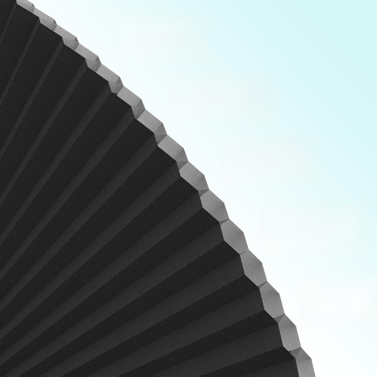 Changshade Arch Window Shades Blackout,Half Moon(Radius:36") Blackout Pleated Window Shades, Half Circle No Drill Cellular Shades for Windows, Easy Cut and Install