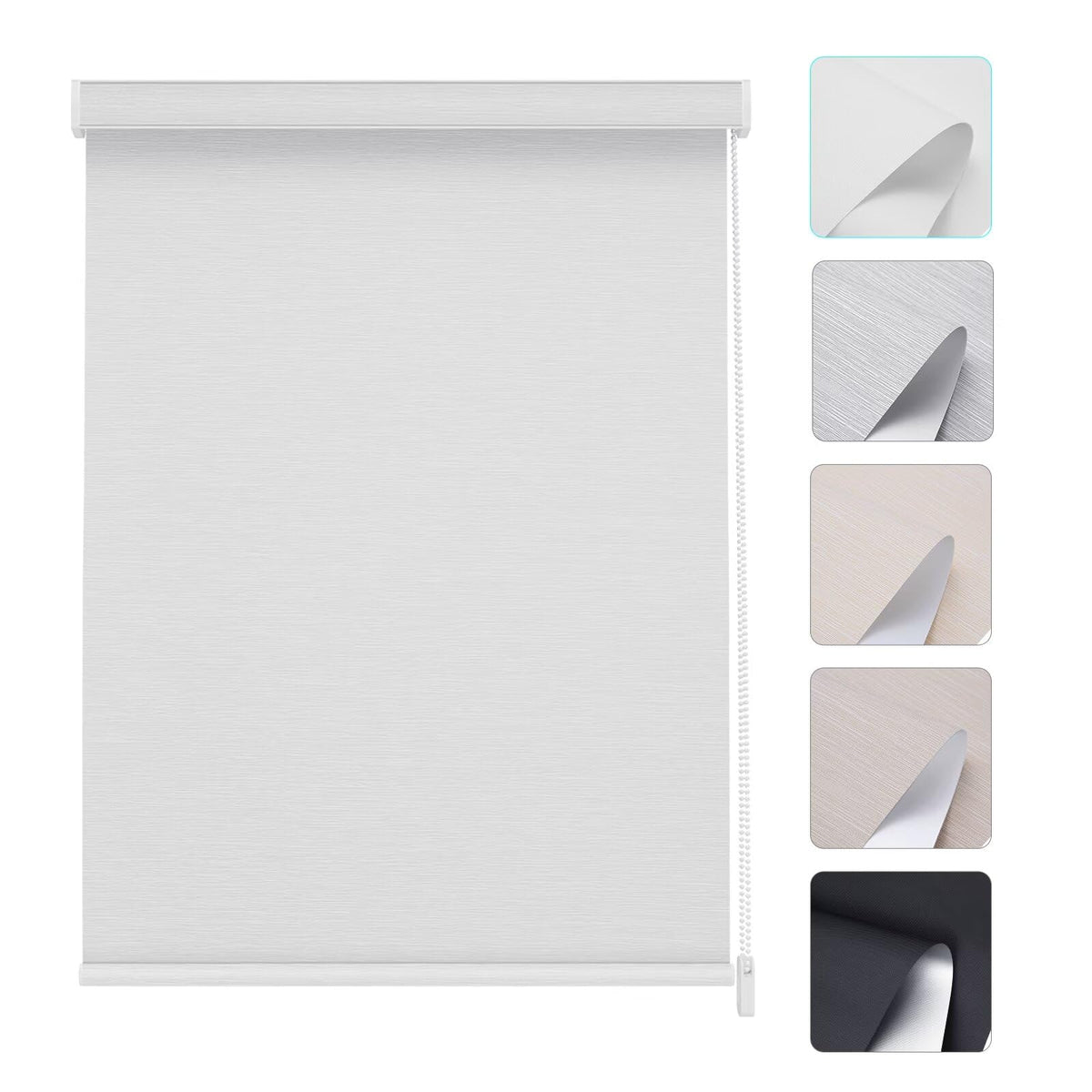 Changshade Custom Corded Solar Roller Shades, Light Filtering Window Blinds for UV, Glare and Heat Control, Custom Size Shades for Office, Living Room, Bedroom and Kitchen