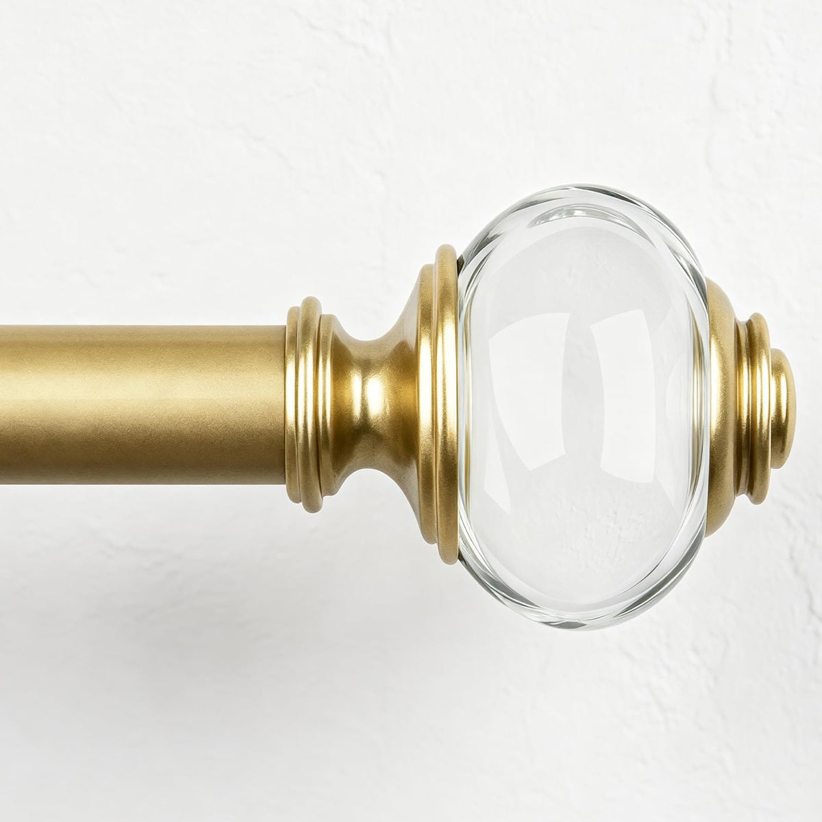 USFOOK Silver Curtain Rods for Windows 32 to 58, Decorative Drapery Rod