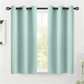 COSVIYA Grommet Blackout Room Darkening Navy Blue Curtains 84 inch Length