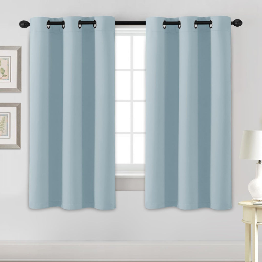 H.VERSAILTEX Blackout Curtains for Bedroom Thermal Insulated Room Darkening Living Room Curtains 63 Inch Long Grommet Privacy Protection Window Curtain Panels/Drapes for Nursery,2 Panels,Ivory/Cream