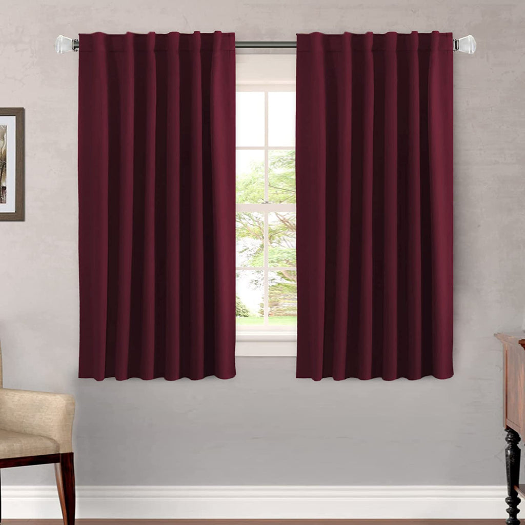 H.VERSAILTEX Blackout Curtains Thermal Insulated Window Treatment Panels Room Darkening Blackout Drapes for Living Room Back Tab/Rod Pocket Bedroom Draperies, 52 x 84 Inch, Light Sage, 2 Panels