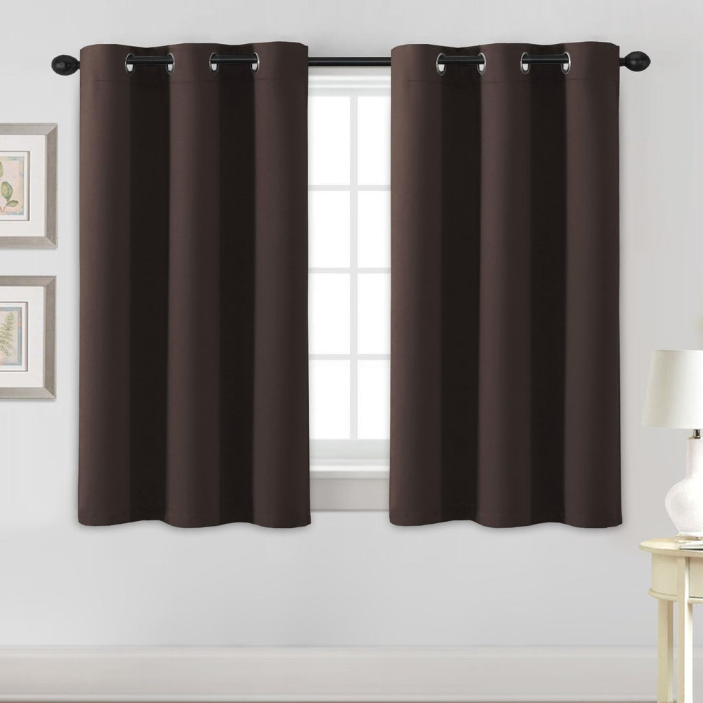 H.VERSAILTEX Blackout Curtains for Bedroom Thermal Insulated Room Darkening Living Room Curtains 63 Inch Long Grommet Privacy Protection Window Curtain Panels/Drapes for Nursery,2 Panels,Ivory/Cream