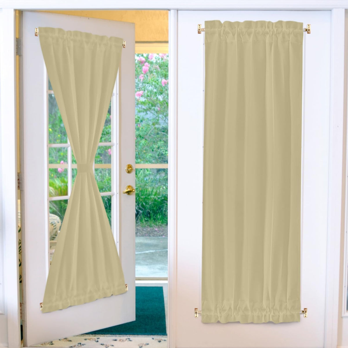 Amazing Drapery Hardware 21-38 inch Swivel Sash Curtain Rods Set of 2