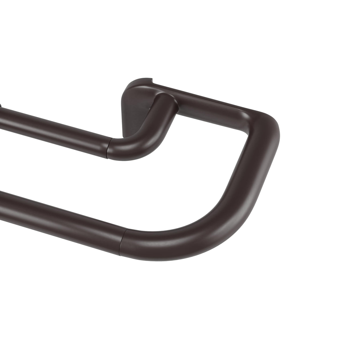Umbra Twilight Double Curtain Rod, Wrap Around, 30 to 84 Inches, Black