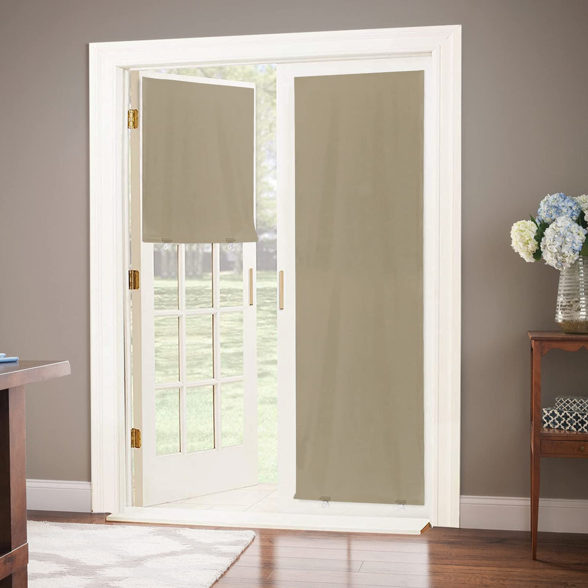 LazBlinds 100% Blackout Roller Shades, 36"x72", Black