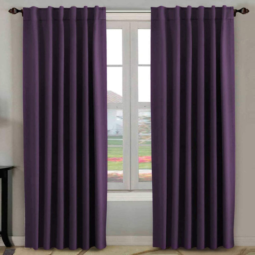 H.VERSAILTEX Blackout Curtains Thermal Insulated Window Treatment Panels Room Darkening Blackout Drapes for Living Room Back Tab/Rod Pocket Bedroom Draperies, 52 x 84 Inch, Light Sage, 2 Panels