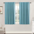 H.VERSAILTEX Blackout Curtains Thermal Insulated Window Treatment Panels Room Darkening Blackout Drapes for Living Room Back Tab/Rod Pocket Bedroom Draperies, 52 x 84 Inch, Light Sage, 2 Panels