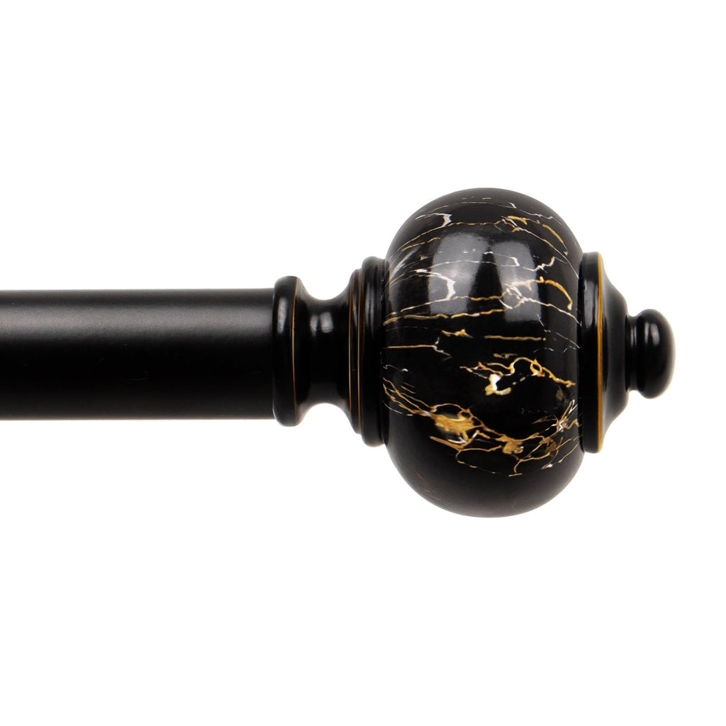 KAMANINA 1 Inch Curtain Rods 32 to 58 Inch, Bronze Adjustable Drapery Rods