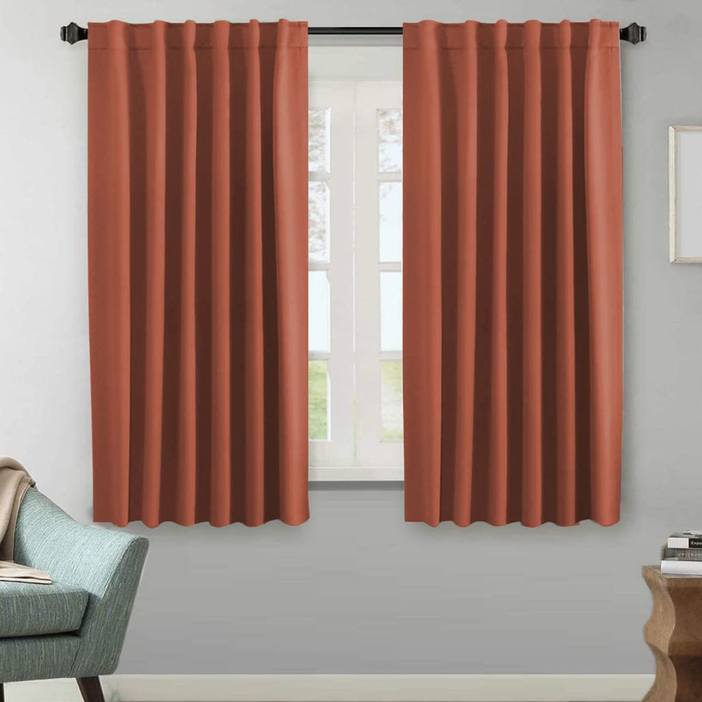 H.VERSAILTEX Blackout Curtains Thermal Insulated Window Treatment Panels Room Darkening Blackout Drapes for Living Room Back Tab/Rod Pocket Bedroom Draperies, 52 x 84 Inch, Light Sage, 2 Panels