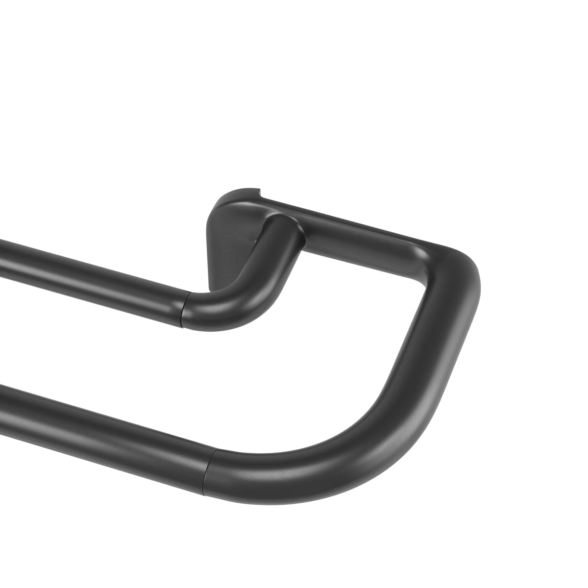 Umbra Twilight Double Curtain Rod, Wrap Around, 30 to 84 Inches, Black