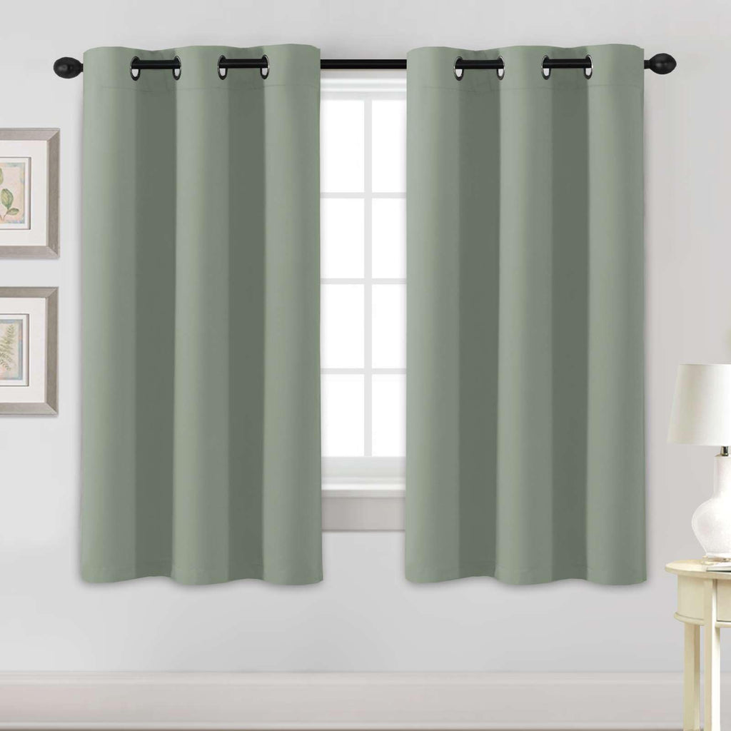 H.VERSAILTEX Blackout Curtains for Bedroom Thermal Insulated Room Darkening Living Room Curtains 63 Inch Long Grommet Privacy Protection Window Curtain Panels/Drapes for Nursery,2 Panels,Ivory/Cream