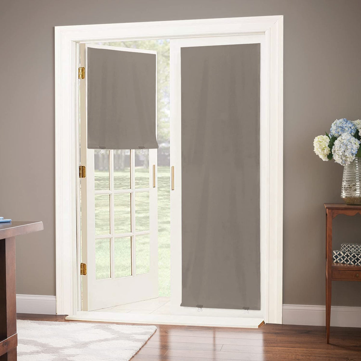 LazBlinds 100% Blackout Roller Shades, 36"x72", Black