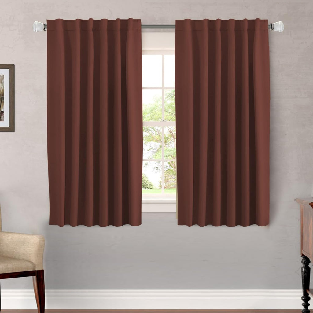 H.VERSAILTEX Blackout Curtains Thermal Insulated Window Treatment Panels Room Darkening Blackout Drapes for Living Room Back Tab/Rod Pocket Bedroom Draperies, 52 x 84 Inch, Light Sage, 2 Panels