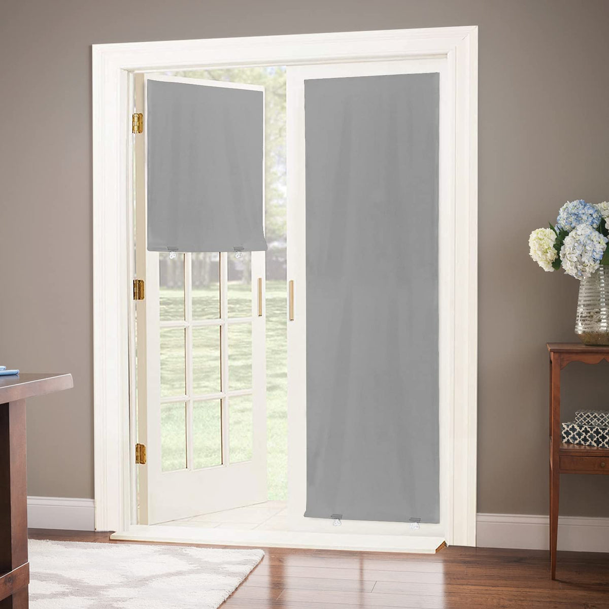 LazBlinds 100% Blackout Roller Shades, 36"x72", Black