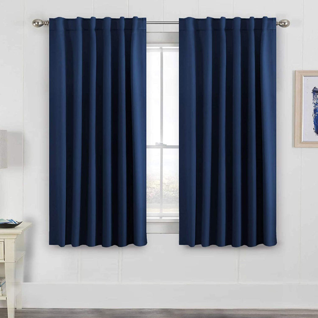 H.VERSAILTEX Blackout Curtains Thermal Insulated Window Treatment Panels Room Darkening Blackout Drapes for Living Room Back Tab/Rod Pocket Bedroom Draperies, 52 x 84 Inch, Light Sage, 2 Panels