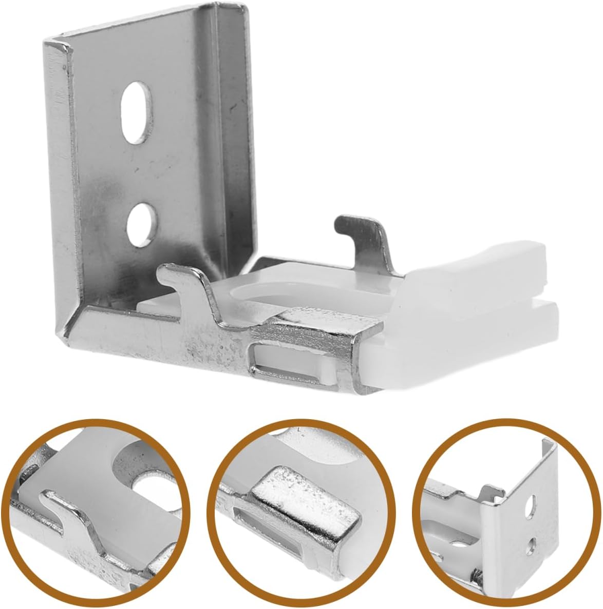 Zerodeko Blind Retainer Fittings Minimalist Design Mounting Brackets for Shades Universal Window Treatments