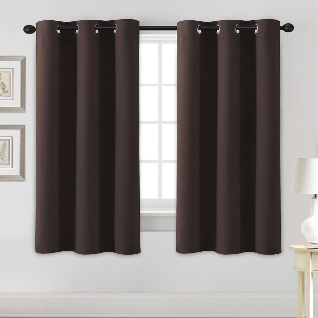 H.VERSAILTEX Blackout Curtains for Bedroom Thermal Insulated Room Darkening Living Room Curtains 63 Inch Long Grommet Privacy Protection Window Curtain Panels/Drapes for Nursery,2 Panels,Ivory/Cream