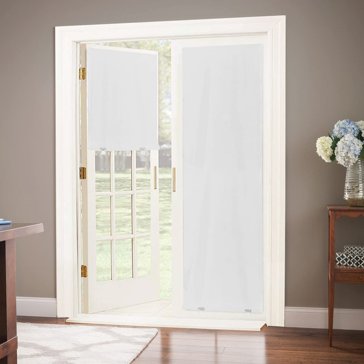 LazBlinds 100% Blackout Roller Shades, 36"x72", Black