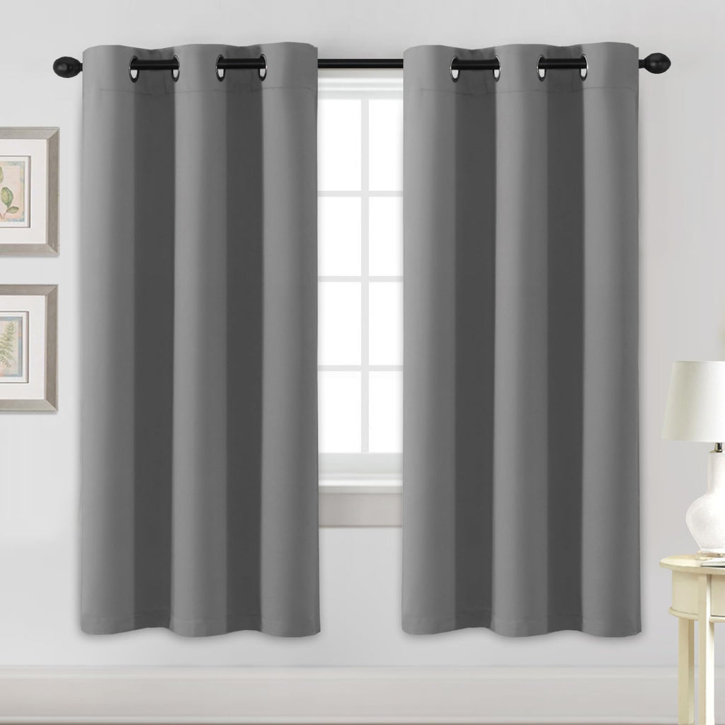 H.VERSAILTEX Blackout Curtains for Bedroom Thermal Insulated Room Darkening Living Room Curtains 63 Inch Long Grommet Privacy Protection Window Curtain Panels/Drapes for Nursery,2 Panels,Ivory/Cream