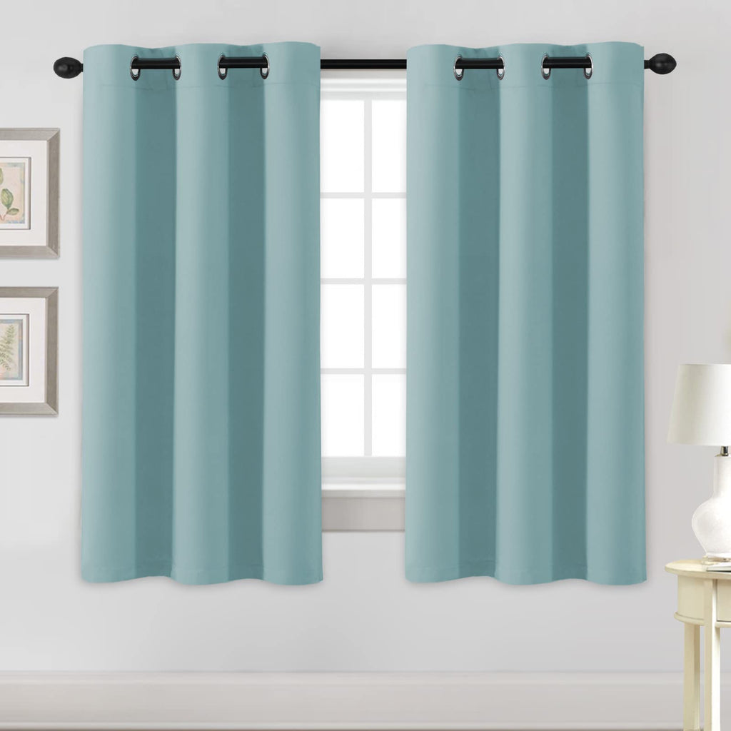 H.VERSAILTEX Blackout Curtains for Bedroom Thermal Insulated Room Darkening Living Room Curtains 63 Inch Long Grommet Privacy Protection Window Curtain Panels/Drapes for Nursery,2 Panels,Ivory/Cream
