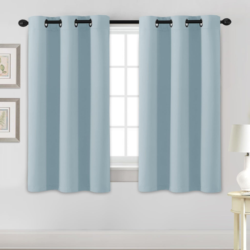 H.VERSAILTEX Blackout Curtains for Bedroom Thermal Insulated Room Darkening Living Room Curtains 63 Inch Long Grommet Privacy Protection Window Curtain Panels/Drapes for Nursery,2 Panels,Ivory/Cream
