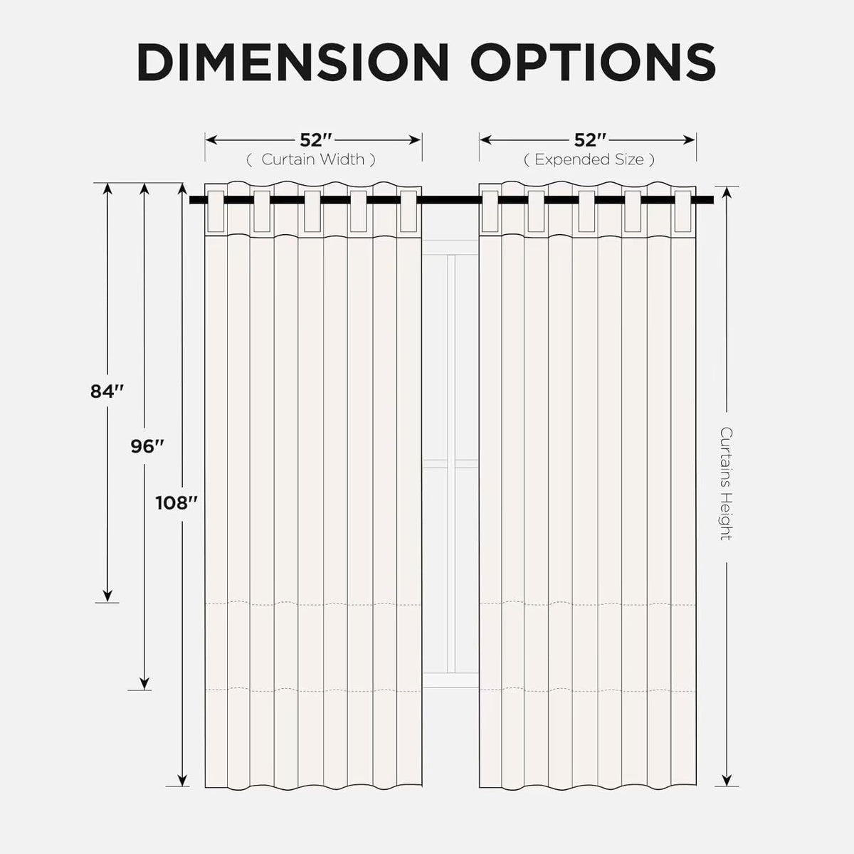Joydeco Blackout Curtains 96 Inches Long, Thermal Insulated Black Out Curtains 2 Panels Set for Bedroom, Room Darkening Drapes for Living Room Window (W52 x L96 Inch, Navy Blue)
