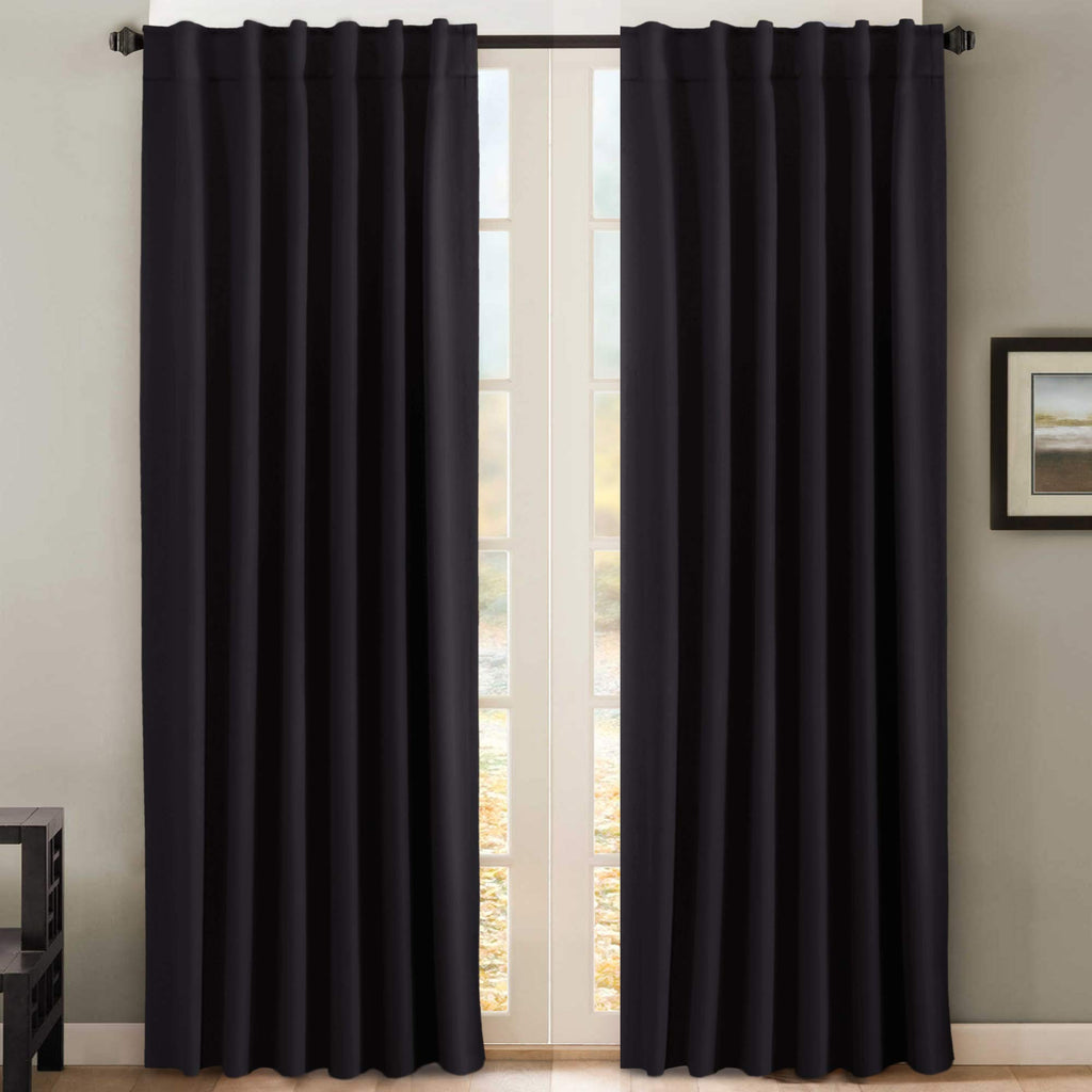 H.VERSAILTEX Blackout Curtains Thermal Insulated Window Treatment Panels Room Darkening Blackout Drapes for Living Room Back Tab/Rod Pocket Bedroom Draperies, 52 x 84 Inch, Light Sage, 2 Panels