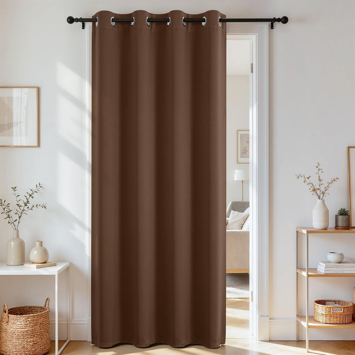 Joydeco Blackout Patio Sliding Door Curtains, Privacy Room Divider Curtains