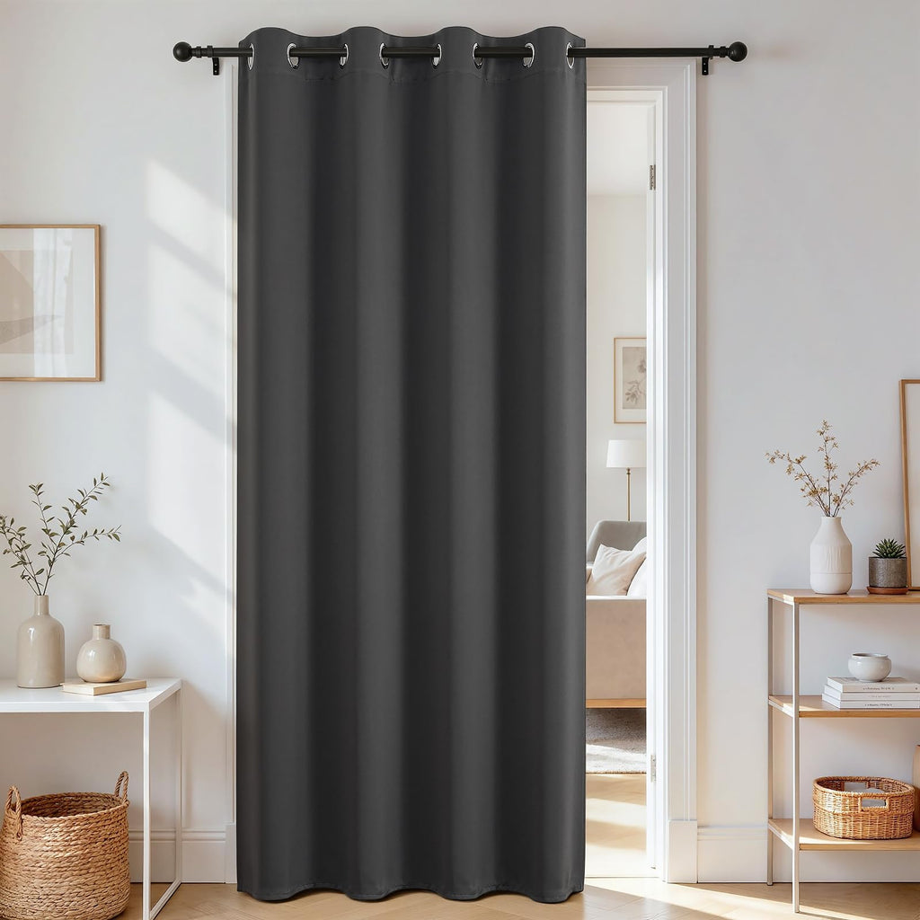 Joydeco Blackout Patio Sliding Door Curtains, Privacy Room Divider Curtains
