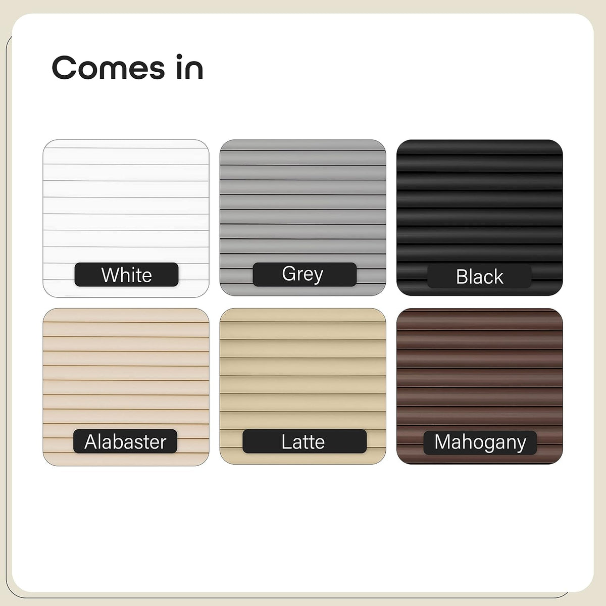 Cordless Room Darkening Mini Blind, 31 x 64 in, Pearl White