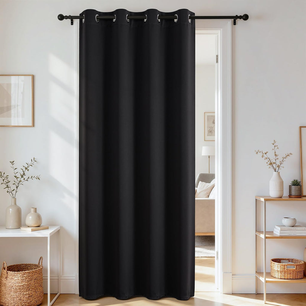 Joydeco Blackout Patio Sliding Door Curtains, Privacy Room Divider Curtains