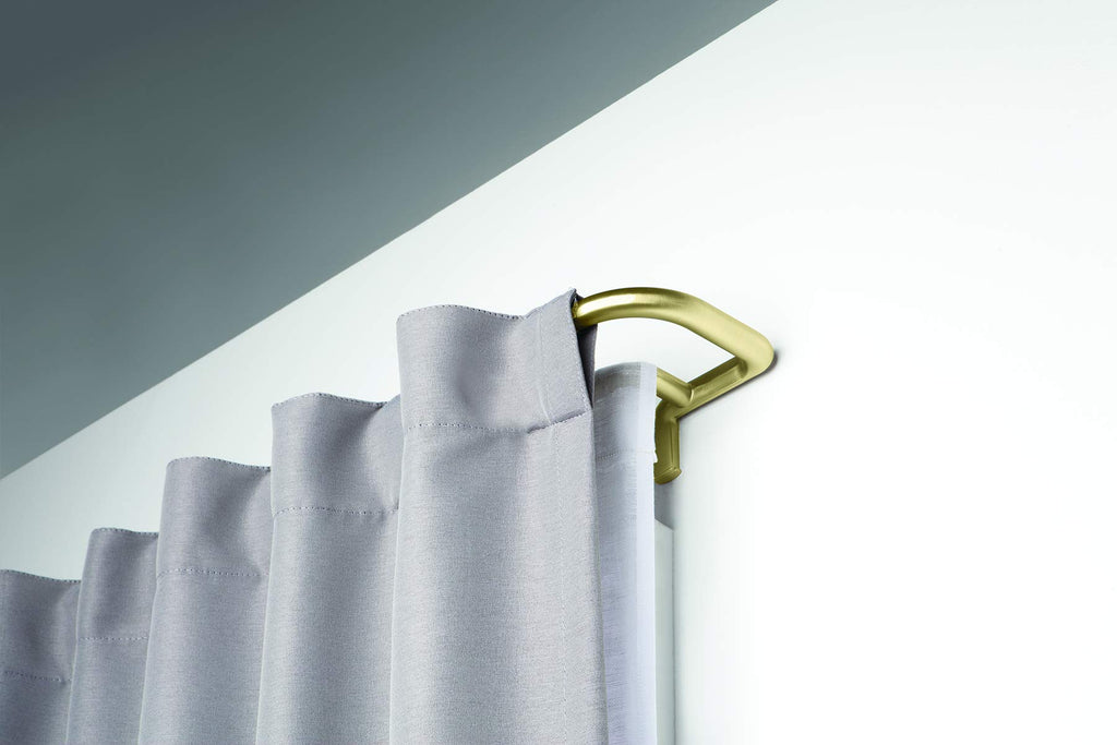 Umbra Twilight Double Curtain Rod, Wrap Around, 30 to 84 Inches, Black