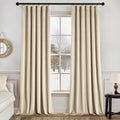 MIULEE Gold Velvet Curtains 52x84 inches Luxury Blackout Curtains