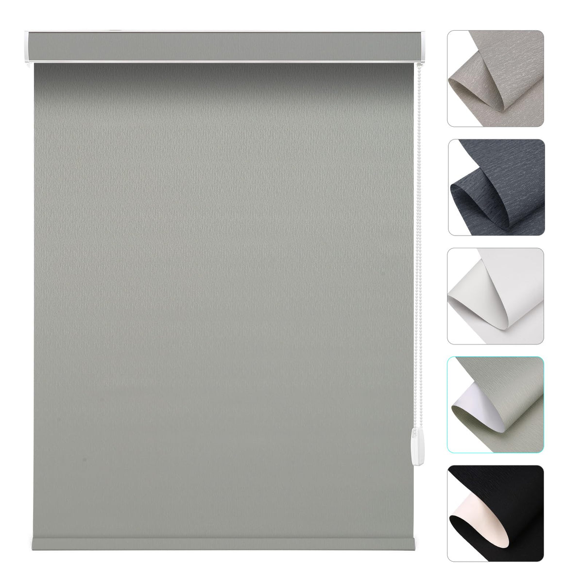 Changshade Custom Corded Solar Roller Shades, Light Filtering Window Blinds for UV, Glare and Heat Control, Custom Size Shades for Office, Living Room, Bedroom and Kitchen