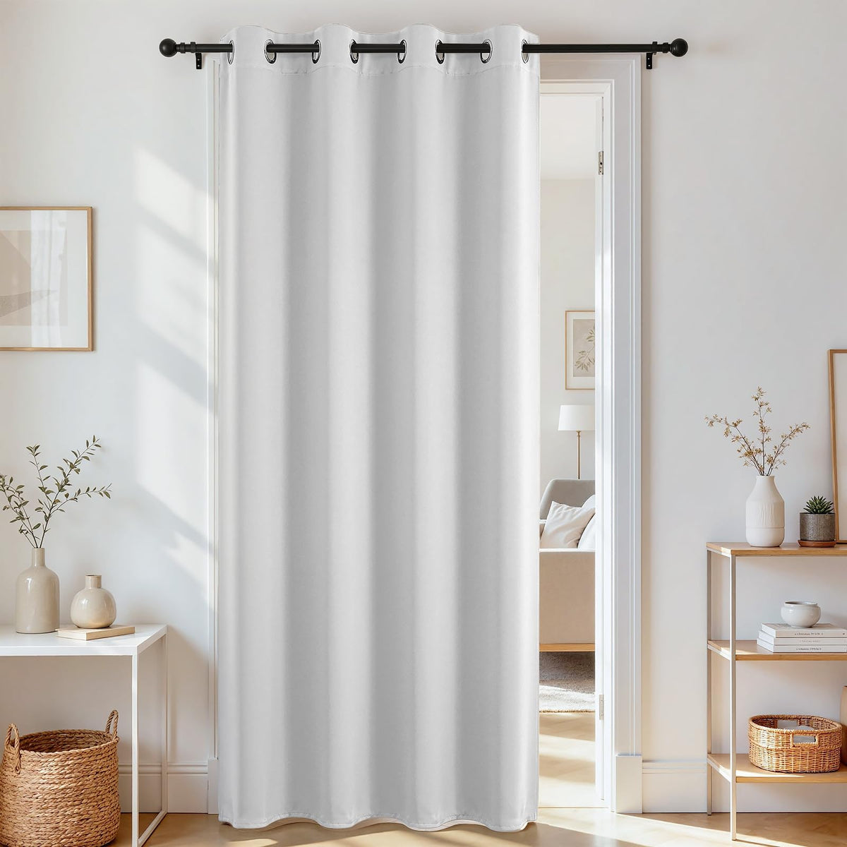 Joydeco Blackout Patio Sliding Door Curtains, Privacy Room Divider Curtains