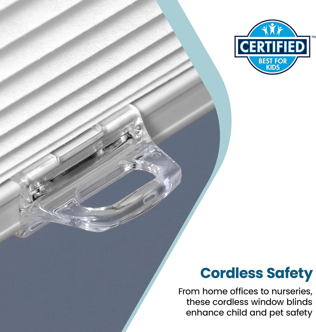 BlindsAvenue Cordless Cellular Shade, White, 30" W x 48" H