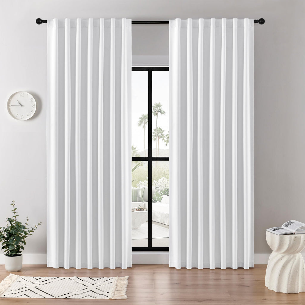 Joydeco Blackout Curtains 96 Inches Long, Thermal Insulated Black Out Curtains 2 Panels Set for Bedroom, Room Darkening Drapes for Living Room Window (W52 x L96 Inch, Navy Blue)