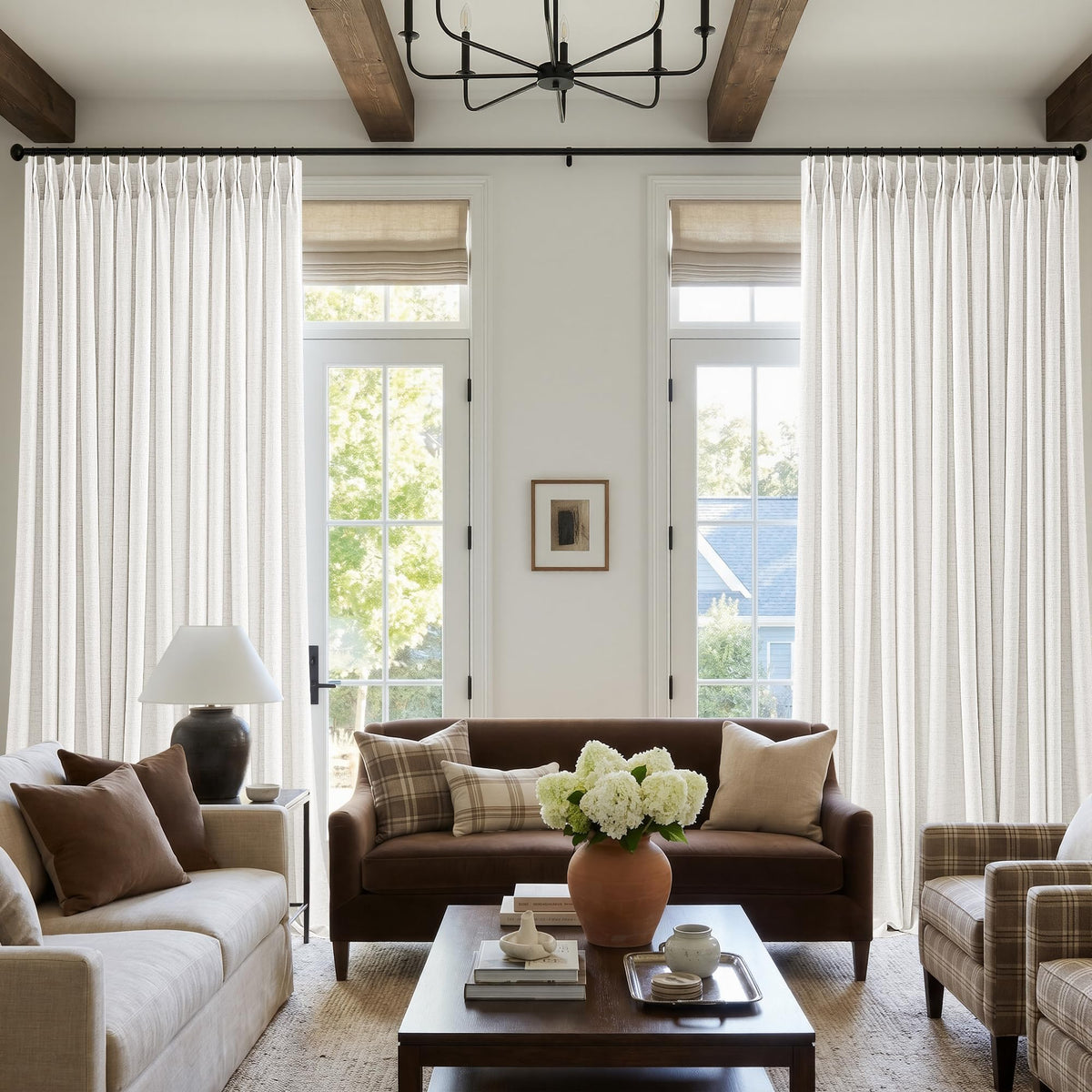 BILEEHOME W72xL108 Inch Extra Wide Curtains for Bedroom High Ceiling Drapes