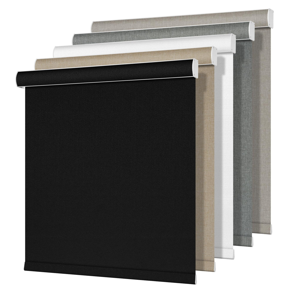 Blackout Roller Shades for Windows, Beige, Customize It
