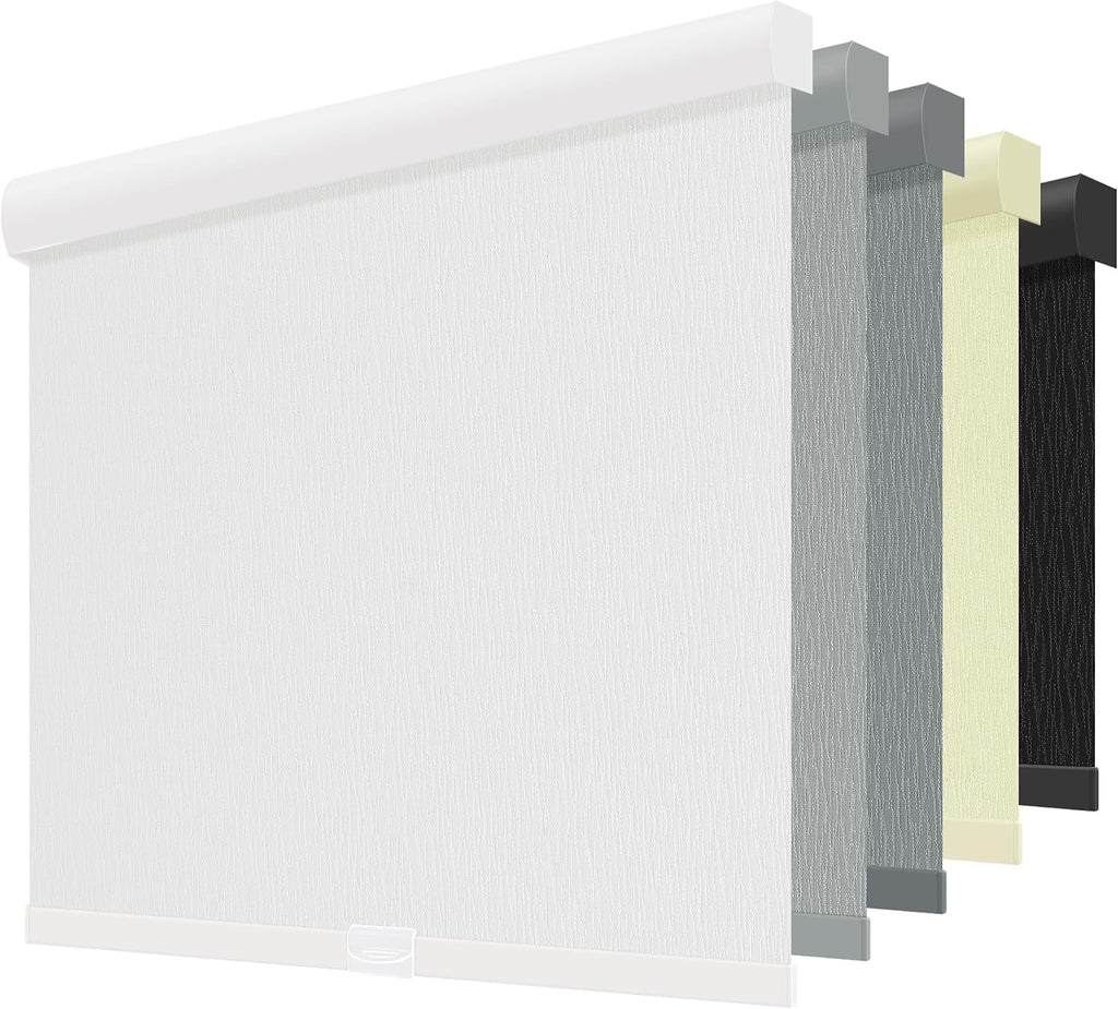 ChrisDowa Blackout Window Shades, Cordless Roller Blinds for Indoor Windows